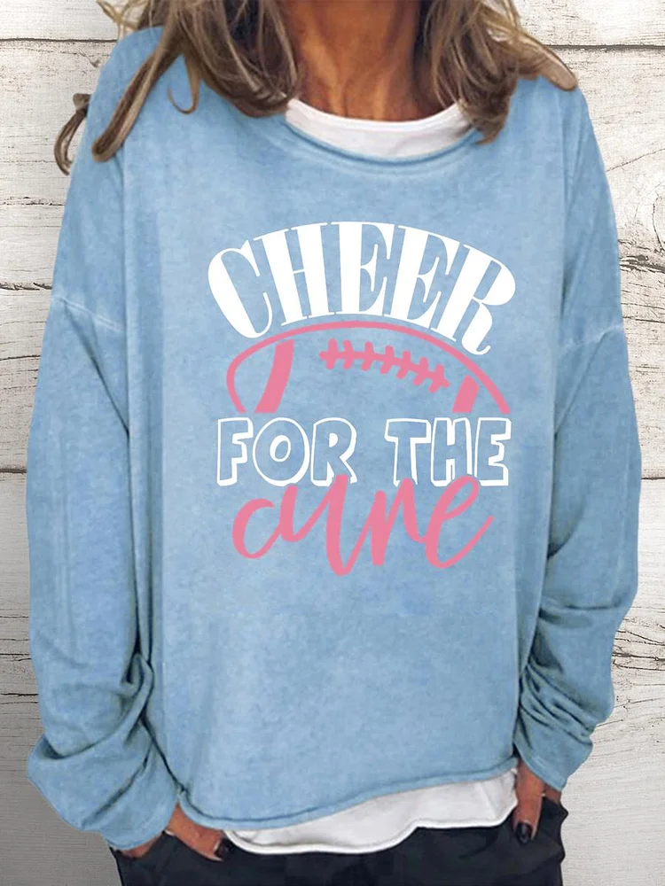 football Women Loose Sweatshirt-Annaletters