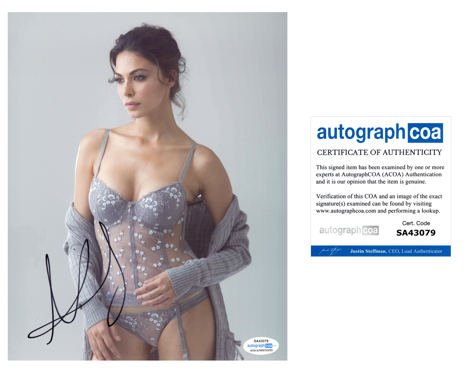 Moran Atias Signed Autographed 8x10 Photo Poster painting Tyrant Model Actress ACOA COA