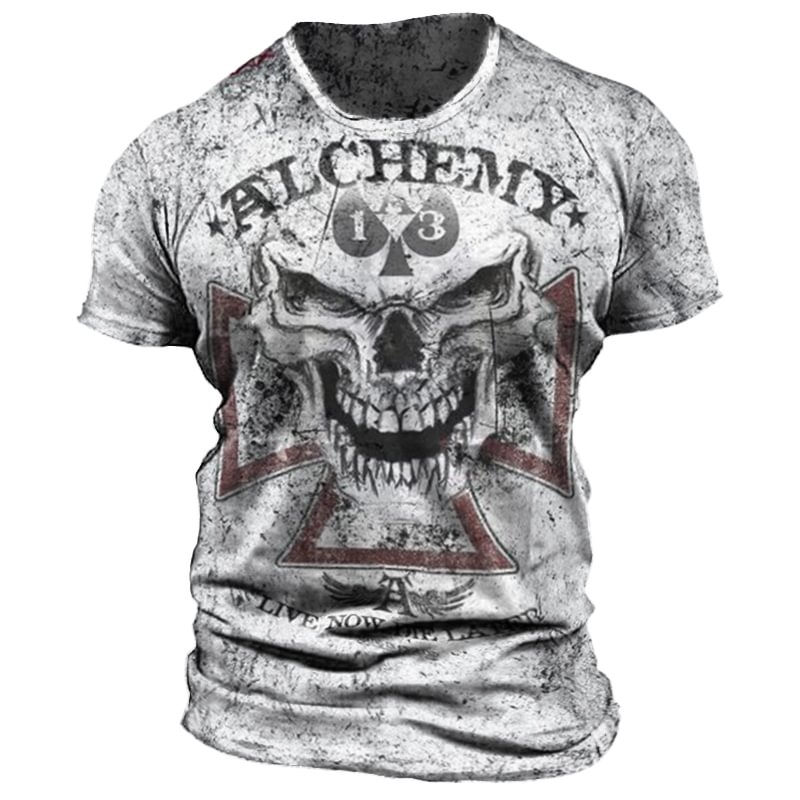 Live now die later Mens short sleeve T-shirt / [viawink] /
