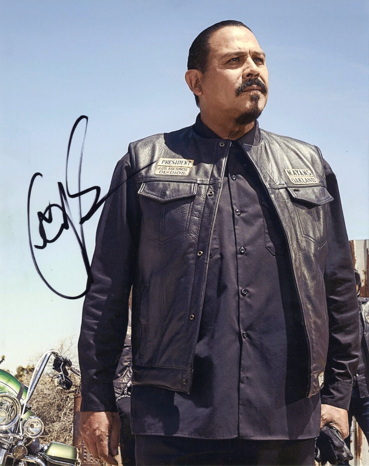 ~~ EMILIO RIVERA Authentic Hand-Signed MAYANS MC - Alvarez