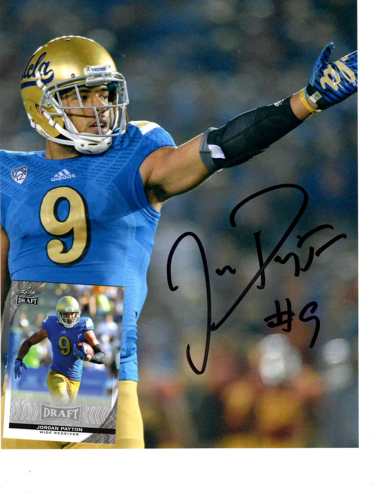 Jordan Payton signed autographed 8x10 football Photo Poster painting & card UCLA BRUINS 2016 NFL