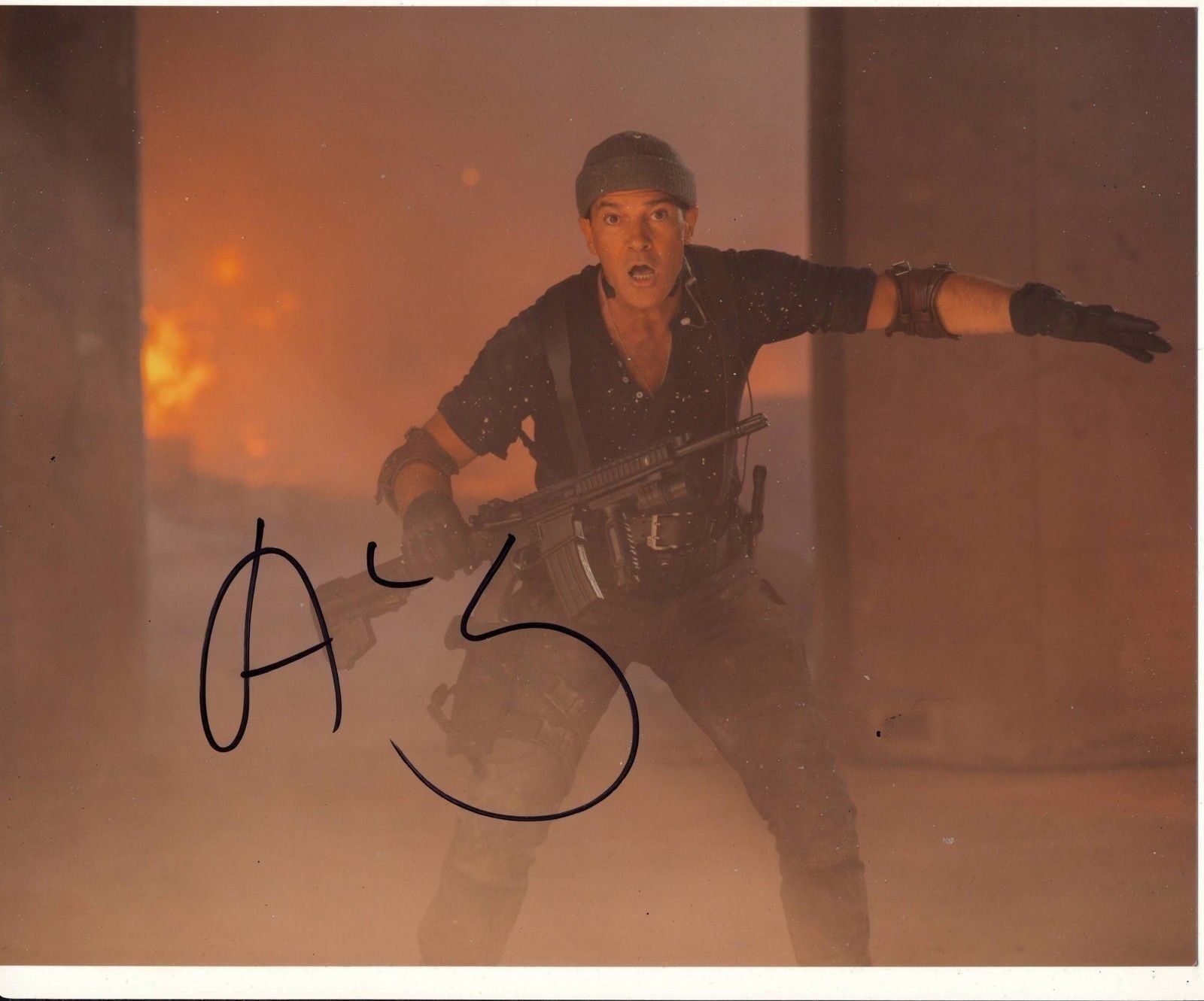 Antonio Banderas Autograph Expendables 3 Signed 8x10 Photo Poster painting AFTAL [6737]