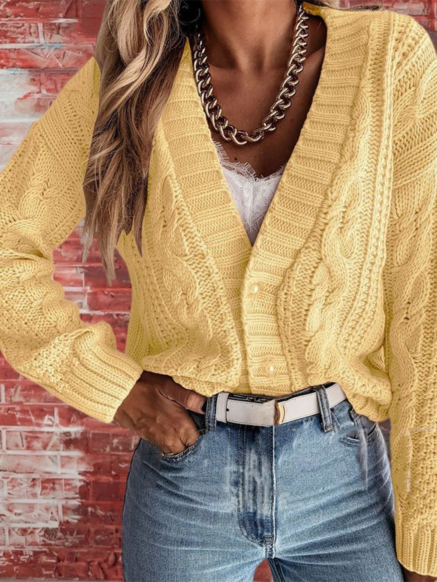Women Long Sleeve V-neck Graphic Floral Printed Top