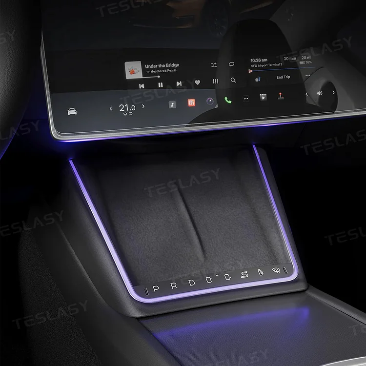 Tesla Model 3 Highland Wireless Charger with Ambient Light Quick Buttons New Arrival