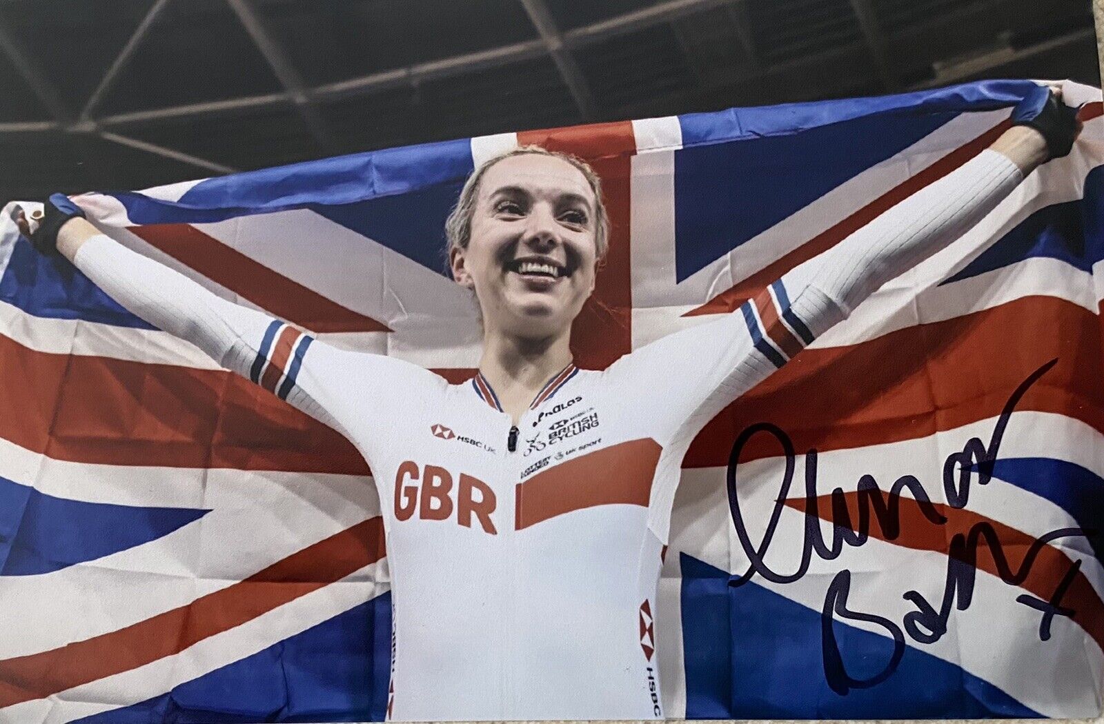 Elinor Barker Genuine Hand Signed 6X4 Photo Poster painting - Team GB - Olympics - Cyclist 5