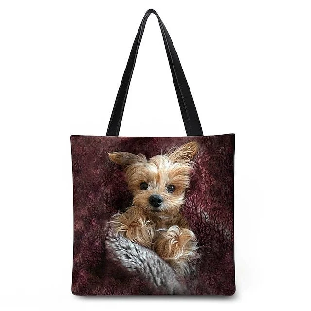 Style & Comfort for Mature Women Women's Puppy Print Crossbody Bag