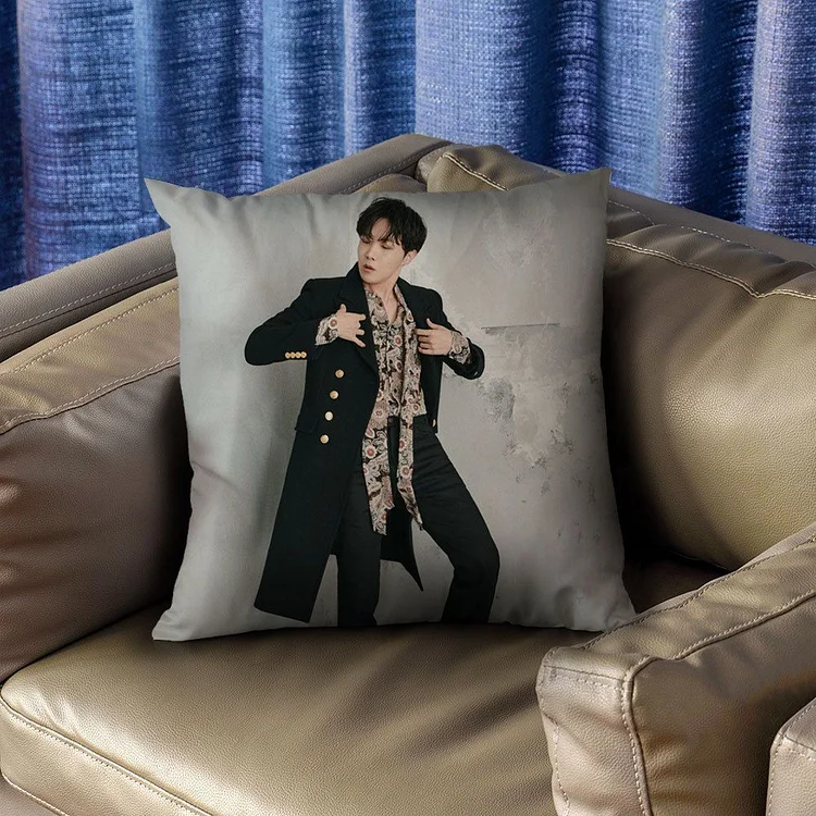 BTS Personalize Name RM Jin Suga JHope Jimin V Jungkook Pillowcase Cushion  Cover