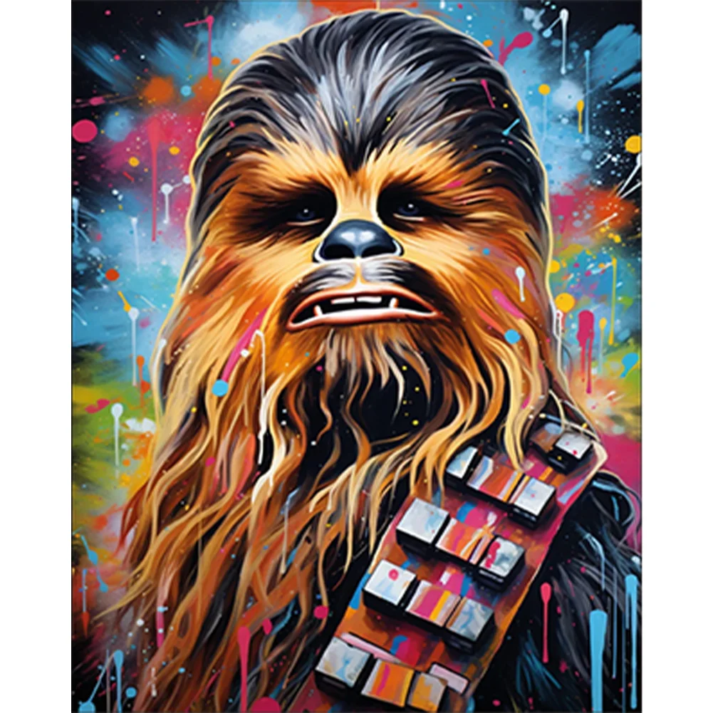 6pcs Diamond Painting - Full Round Drill - Star Wars(Canvas|30*40cm)