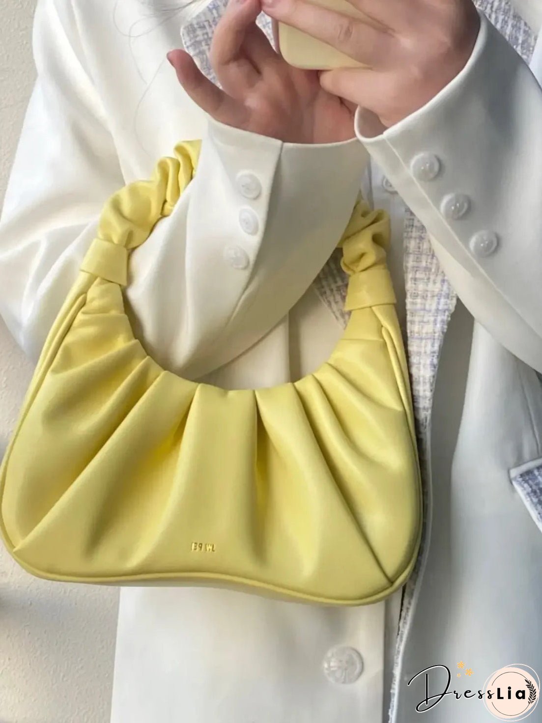 JW Women's Bag Cloud Bag Spring New MiuMiu Bag Gabbi Sheep Pattern Portable Shoulder Bag 2T0 Underarm Bag