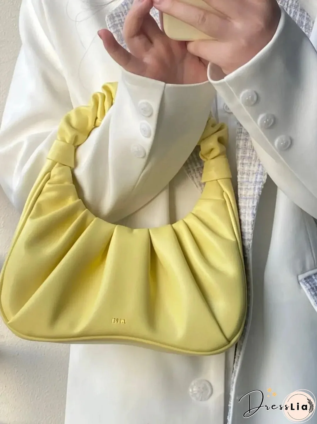 JW Women's Bag Cloud Bag Spring New MiuMiu Bag Gabbi Sheep Pattern Portable Shoulder Bag 2T0 Underarm Bag