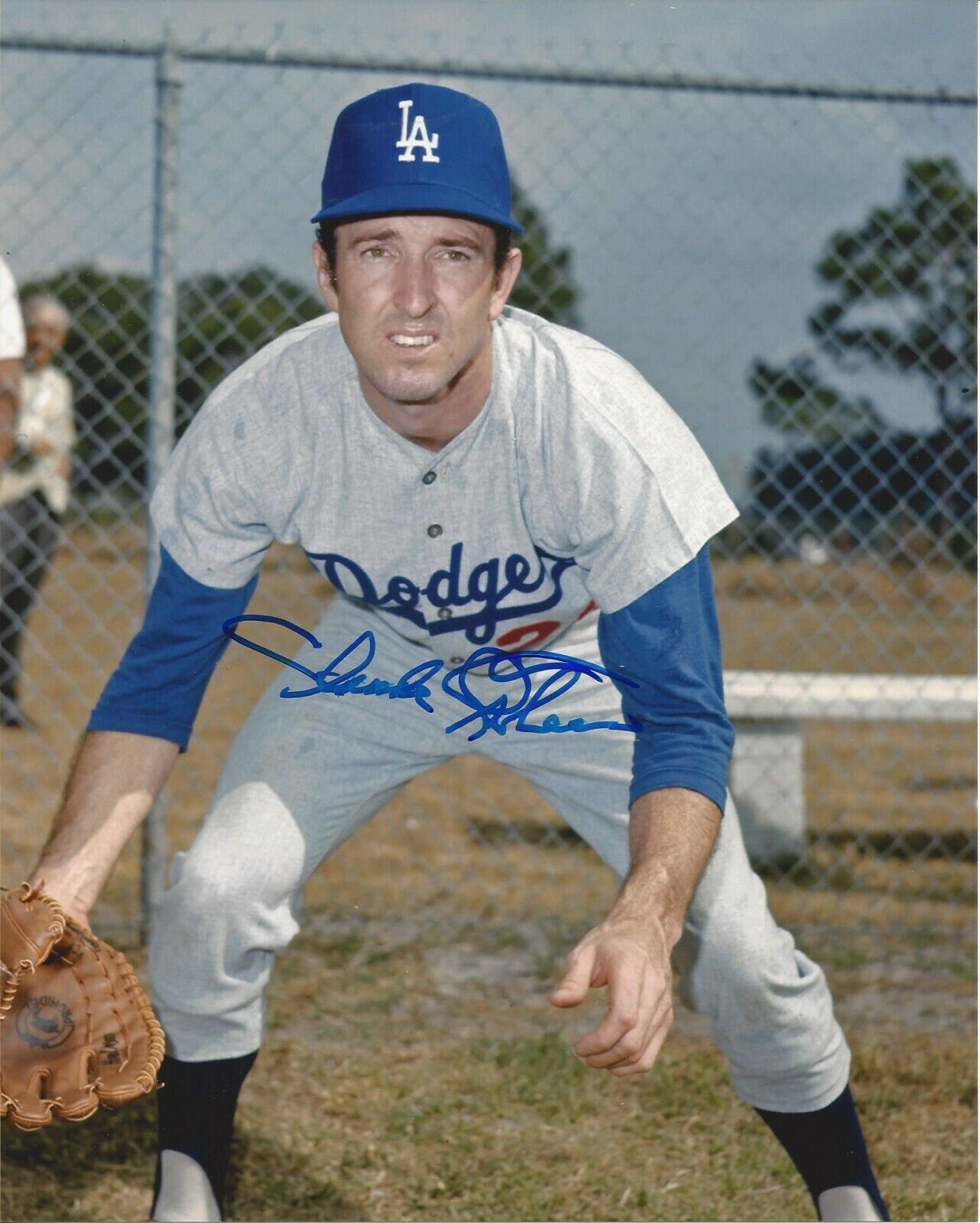 Claude Osteen Autographed 8x10 Los Angeles Dodgers#S938