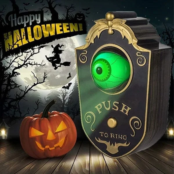 Halloween One Eyed Doorbell with Spooky Sounds