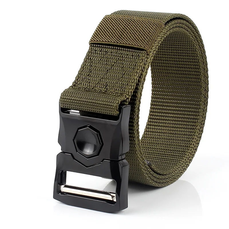 Cross-border source of new cobra tactical outdoor training imitation nylon canvas belt source manufacturer custom LOGO / [viawink] /