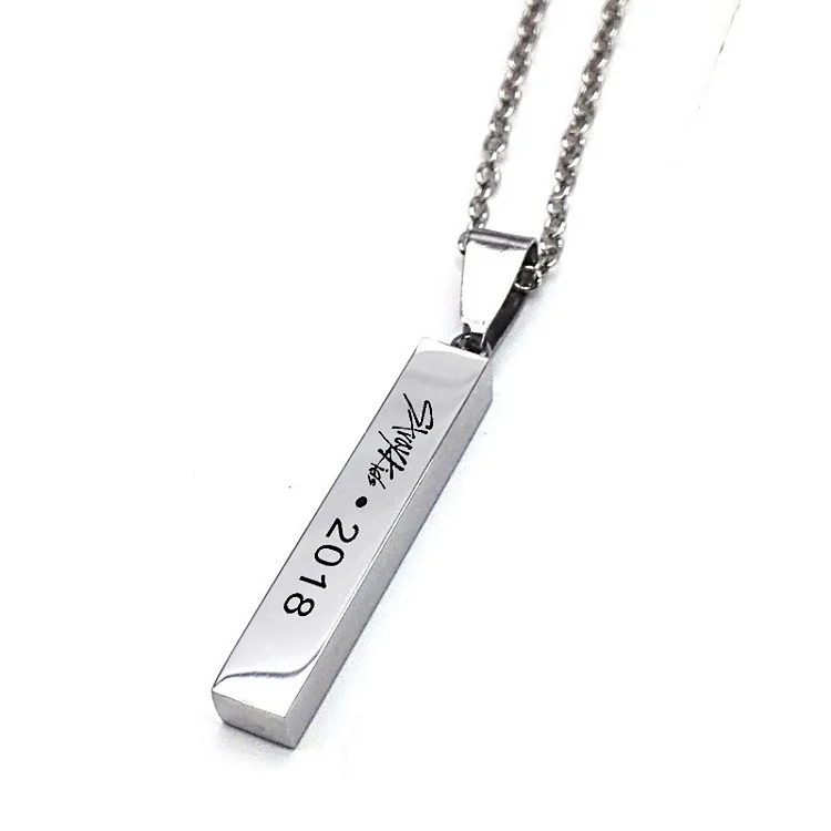 Stray Kids Stainless Steel Member Birthday Necklace