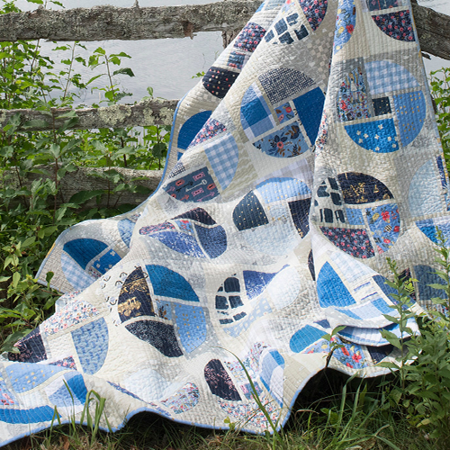 Potter's Wheel Quilt Pattern Template——With Tutorial