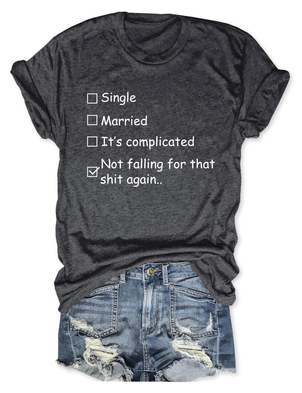 Single Married It's Complicated T-Shirt