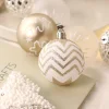 16PCS Christmas Tree Red Champagne White Hanging Decor Balls