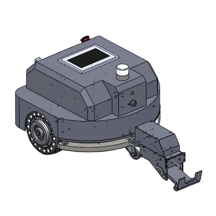 Latest design rfid RGV rail guided vehicle for indoor rfid transportation magnetic tape agv