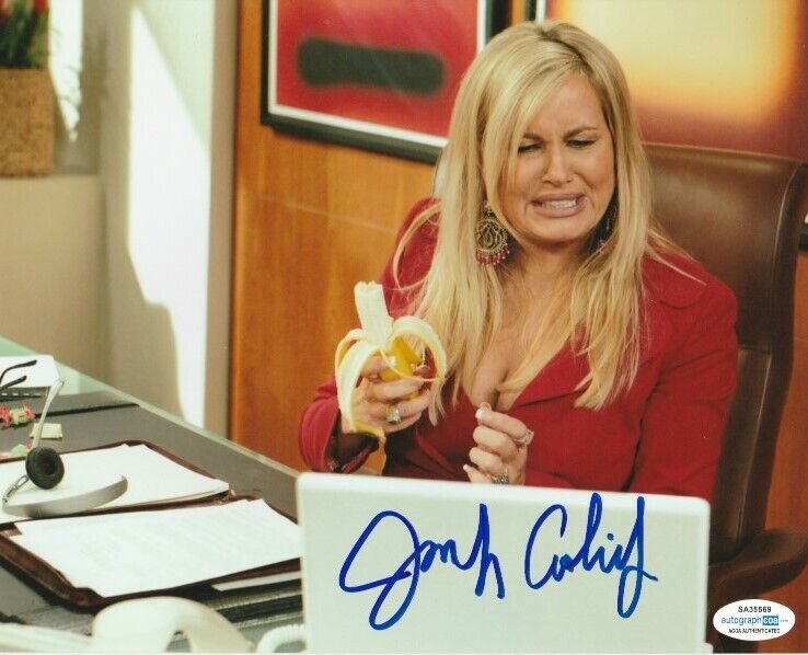 JENNIFER COOLIDGE SIGNED 2 BROKE GIRLS 8x10 Photo Poster painting #1 AMERICAN PIE ACOA COA