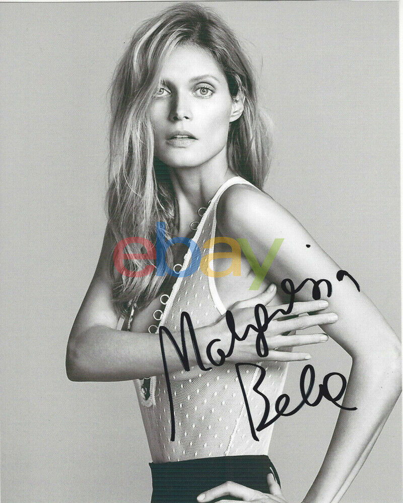 MALGOSIA BELA POLISH SUPER MODEL SIGNED AUTOGRAPHED SEXY 8x10 Photo Poster painting reprint