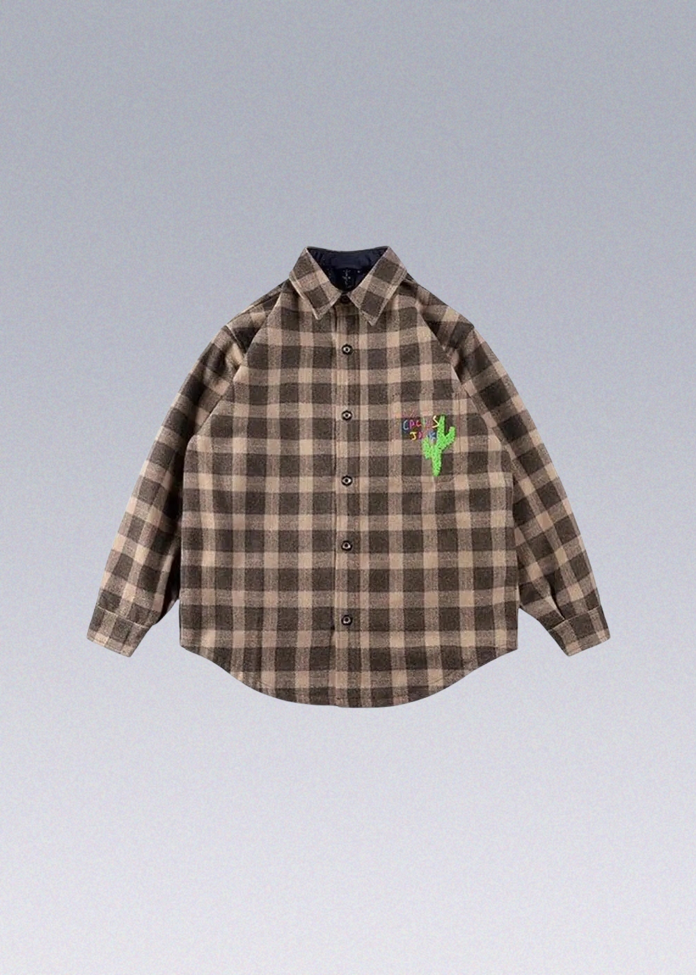 Travis Scott Cactus Plaid Shirt Jacket Techwear - X techwear-x