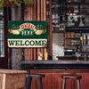 Central Perk WELCOME - Panneaux en &eacute;tain m&eacute;tallique(20*30cm/30*40cm)