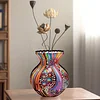 DIY Vase Diamond Painting Crafts Double-sided Rhinestone Vase for Flower Arrangement Special Shaped Drill Crafts