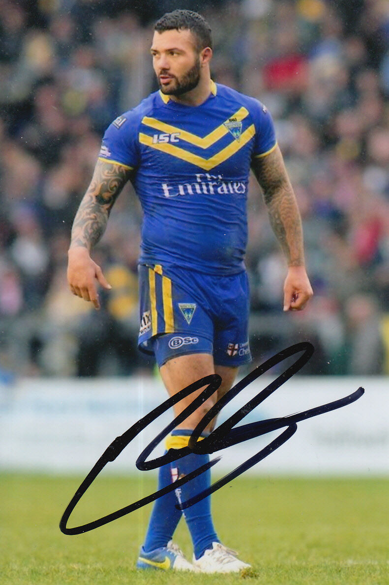 WARRINGTON HAND SIGNED CHRIS BRIDGE 6X4 Photo Poster painting 1.