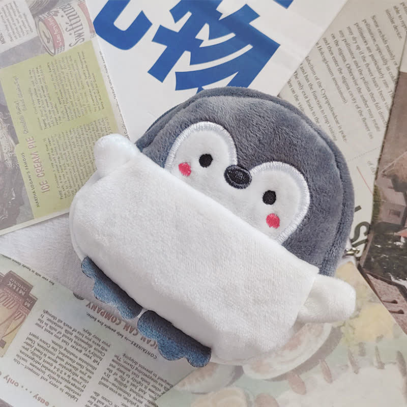 Kawaii Cartoon Penguin Coin Purse Pendant