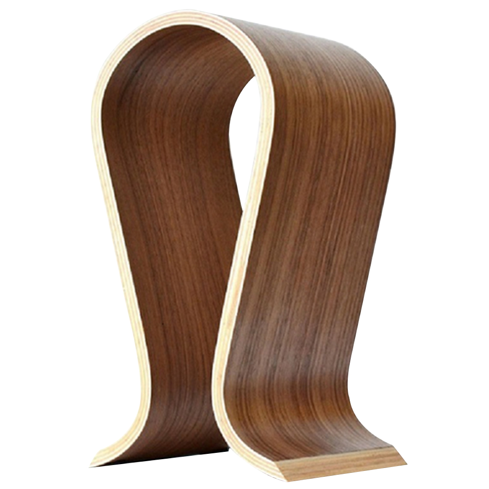 

Walnut Finish Wooden Headphones U Shape Stand/Hanger/Holder, 501 Original