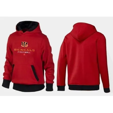 Cincinnati Bengals Critical Victory Pullover Hoodie Red & Black