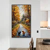 Diamond Painting - Full Round Drill - Autumn Path(Canvas|40*70cm)