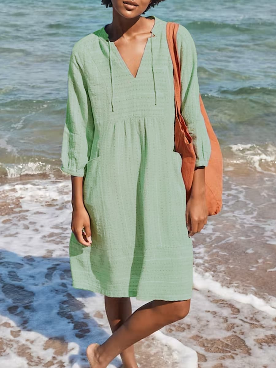 Jacquard Cotton Midi DRESS mysite James Yang