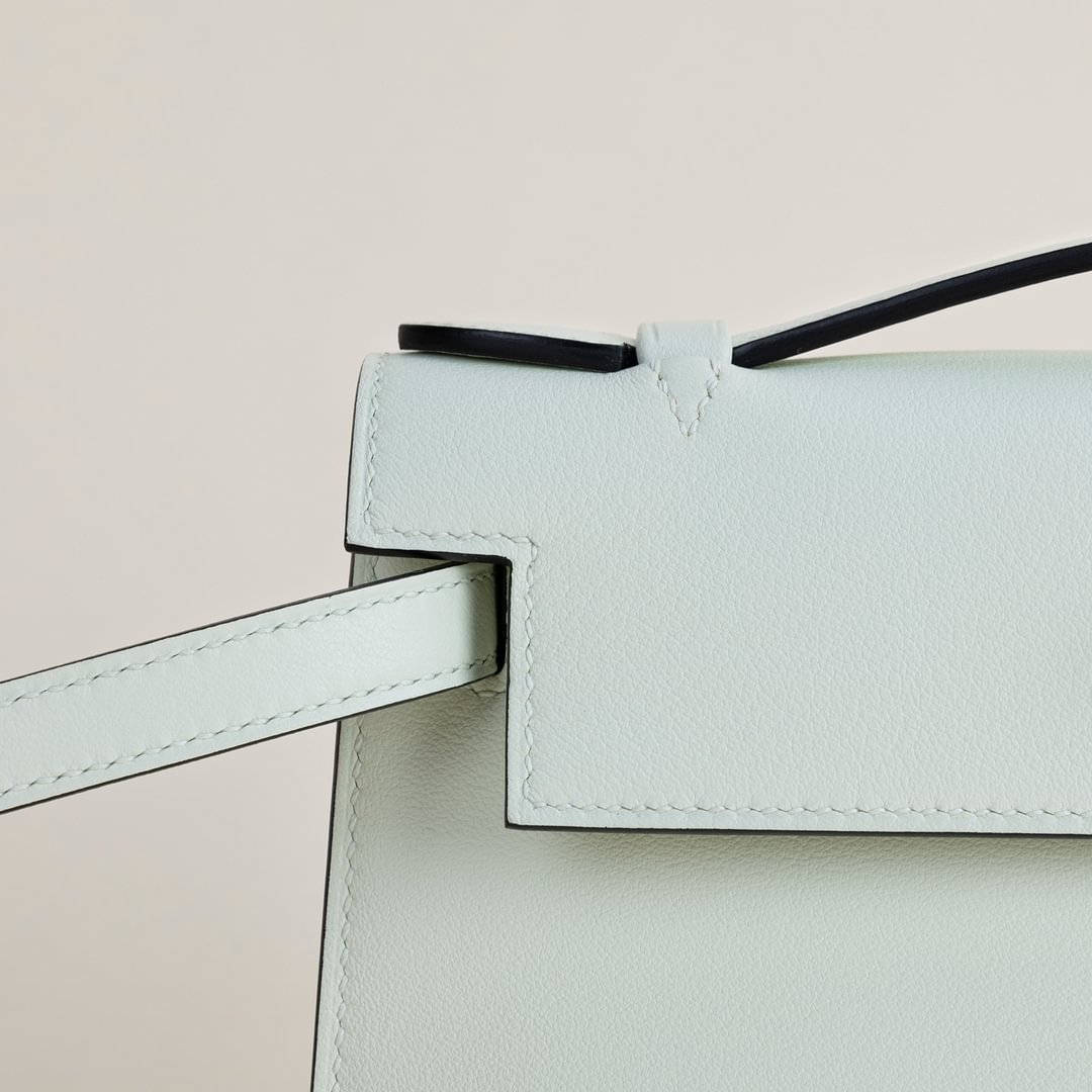 Kelly pochette Swift 0S Vert fizz&nbsp;PHW