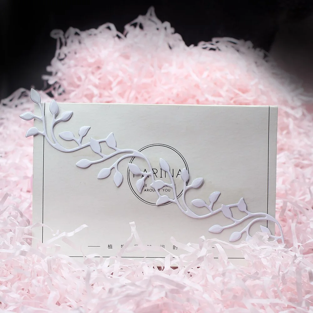 1pc Lace leaves decor Metal cutting stencil for DIY scrapbooking album Paper Card Decorative Craft Embossing Decorative Dies