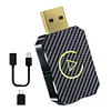 Wired To Wireless Carplay & Android Auto 2 in 1 Dongle Auto Connect Mini Adapter