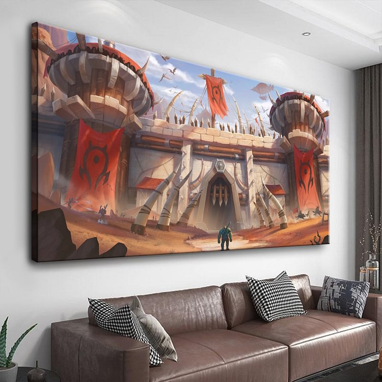 World of Warcraft Gates of Orgrimmar Canvas Wall Art