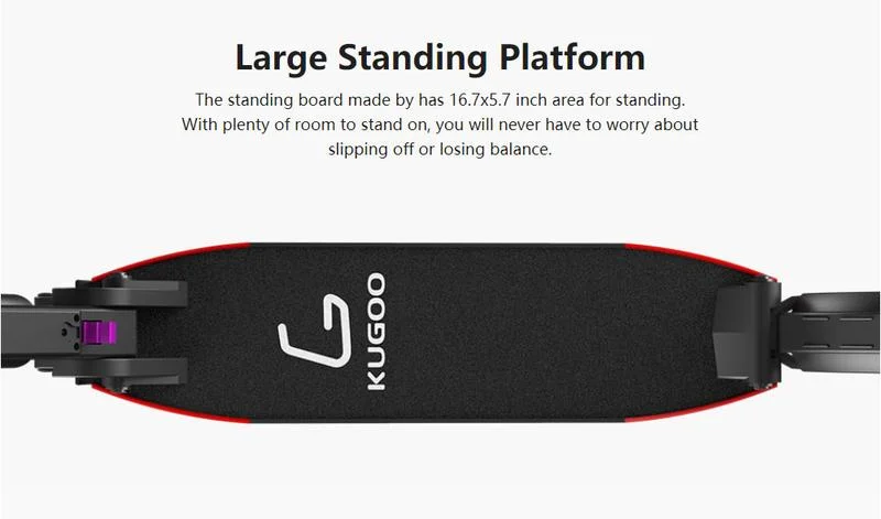 KUGOO S1 Pro Folding Electric Scooter 350W Motor LCD Display 3 Speed Modes Max 18 MPH