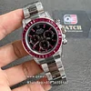 Rolex Daytona 126599TRU Diamond Black Dial Ruby Bezel Super Clone