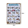 Lambretta Motorcycle - Metal Tin Signs(8*12Inch/12*16Inch) - Garage&Transport
