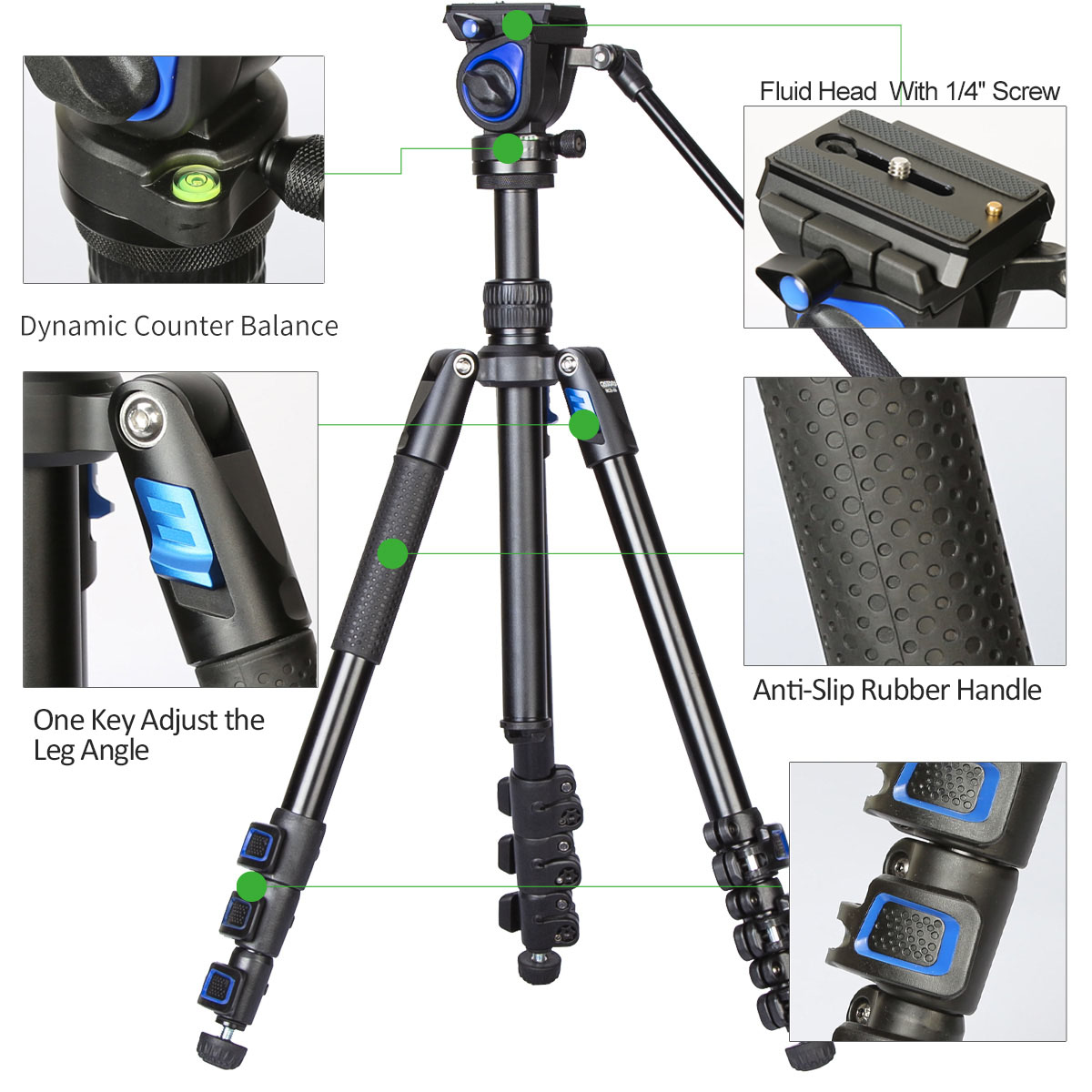 MCB 50 B STOCK Camera Tripod