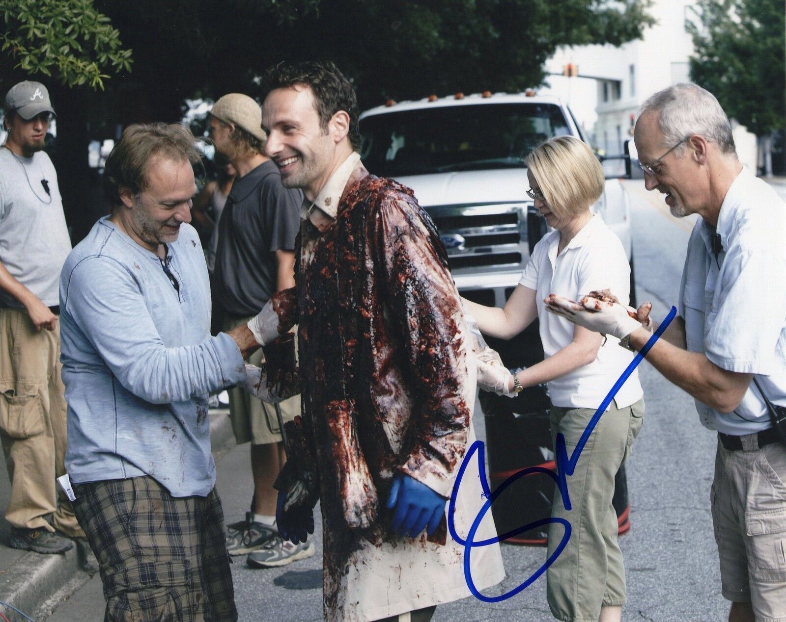 Gregory Nicotero The Walking Dead Signed 8x10 Photo Poster painting w/COA Director #12