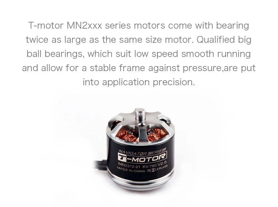 TMOTOR Navigator MN2212 V2 920KV Brushless Multirotor Motor