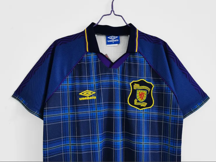 Retro 1994-1996 Scotland Home Football Shirt Thai Quality
