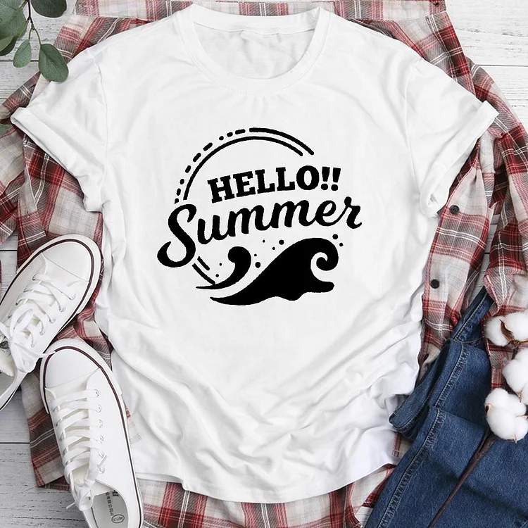 Hello Summer  T-shirt Tee -04302