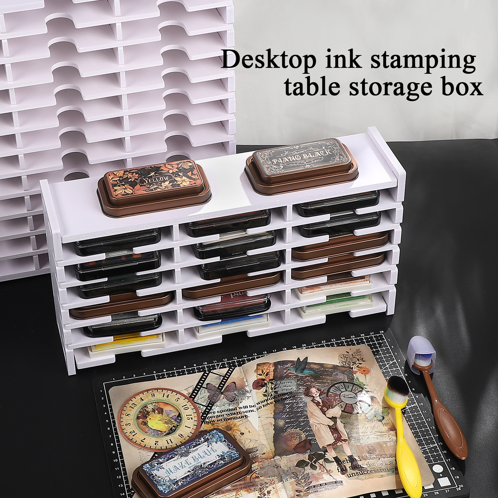 잉크 패드 보관 캐비닛 - 18칸/36칸