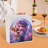 Diamond Painting Acrylic Elf Girl Napkin Holder Set Home Decor
