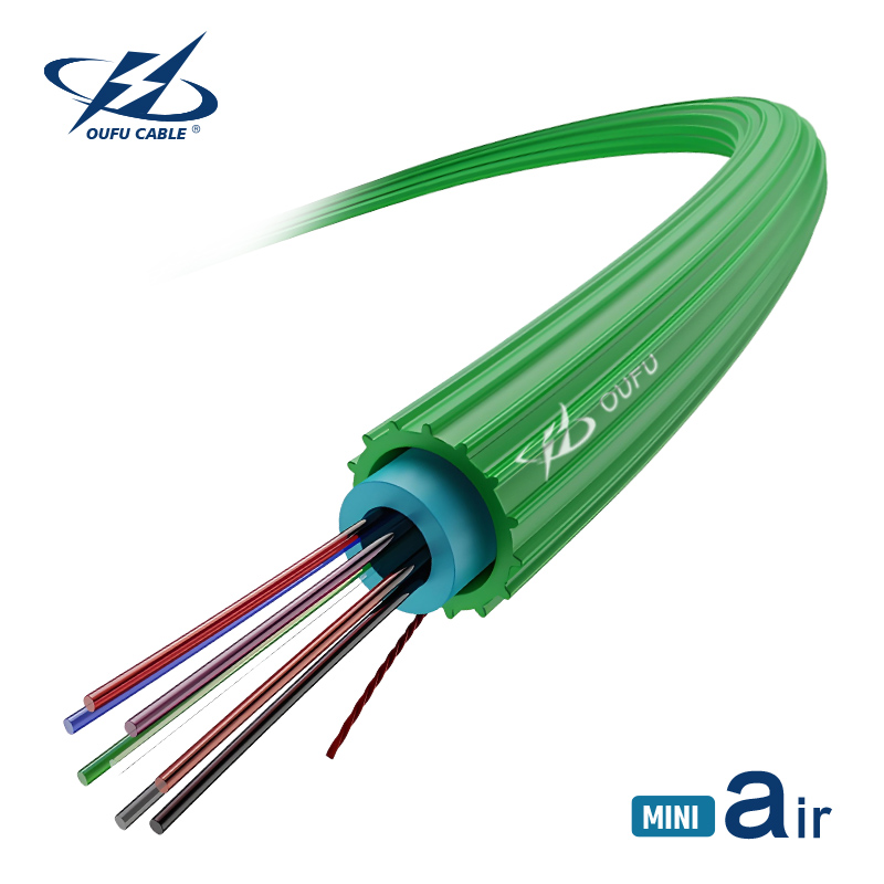 2-24 core super mini air-blown micro fiber cable 