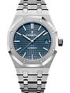 Silver 904L Steel Blue Dial - Automatic - 37mm