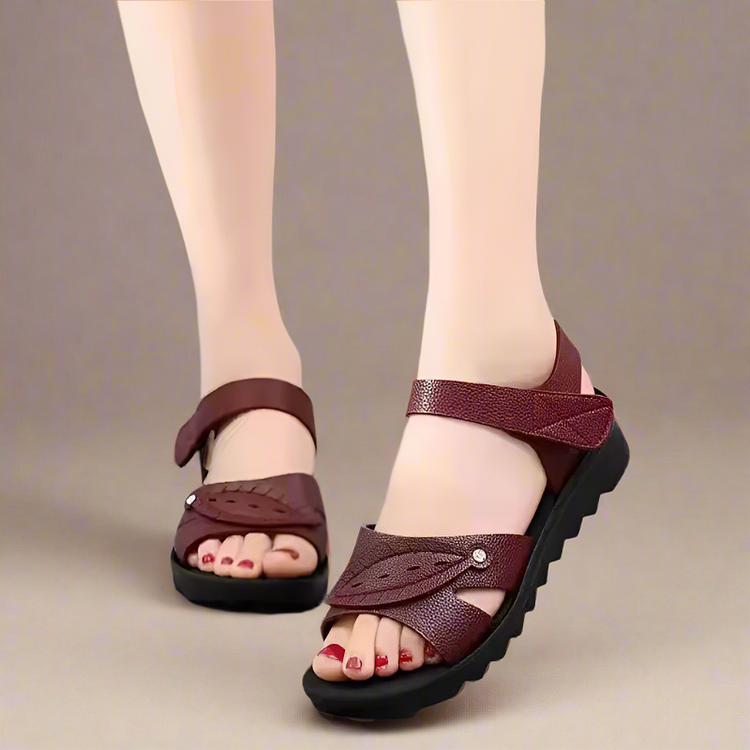 Air-Cushioned Leather Sandals for Maximum Comfort Radinnoo.com